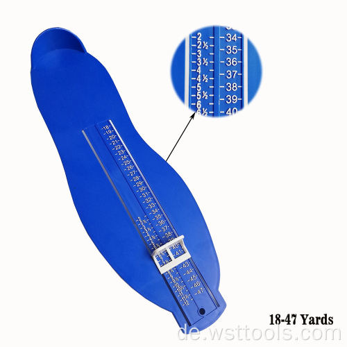 Professionelle Fußmesslehre 18-47 Yards